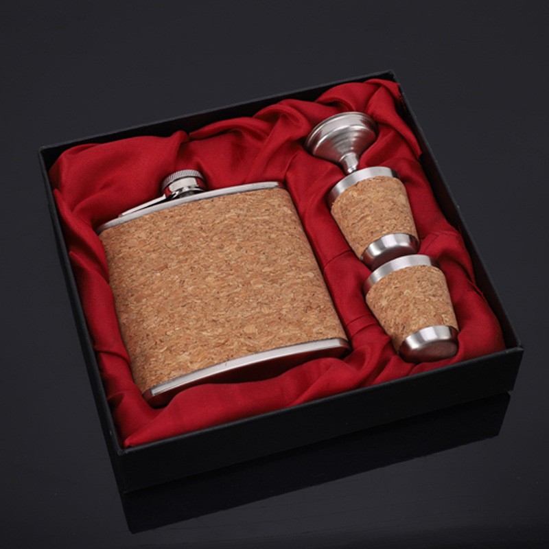 Wine Beer And Spirits - 8 온스 휴대용 Flagon 힙 플라스크