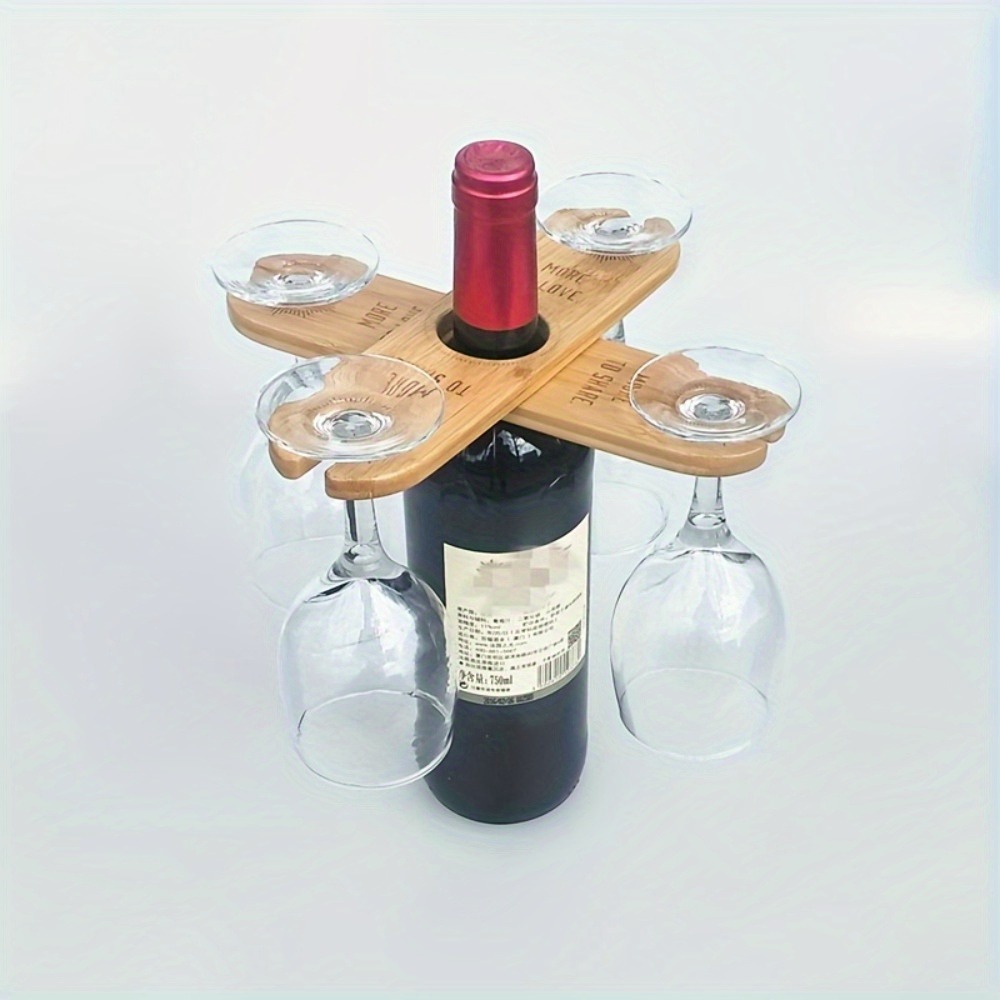 Wine Rack Wall Mount - 1개입 거꾸로 걸이형 레드 와인 컵
