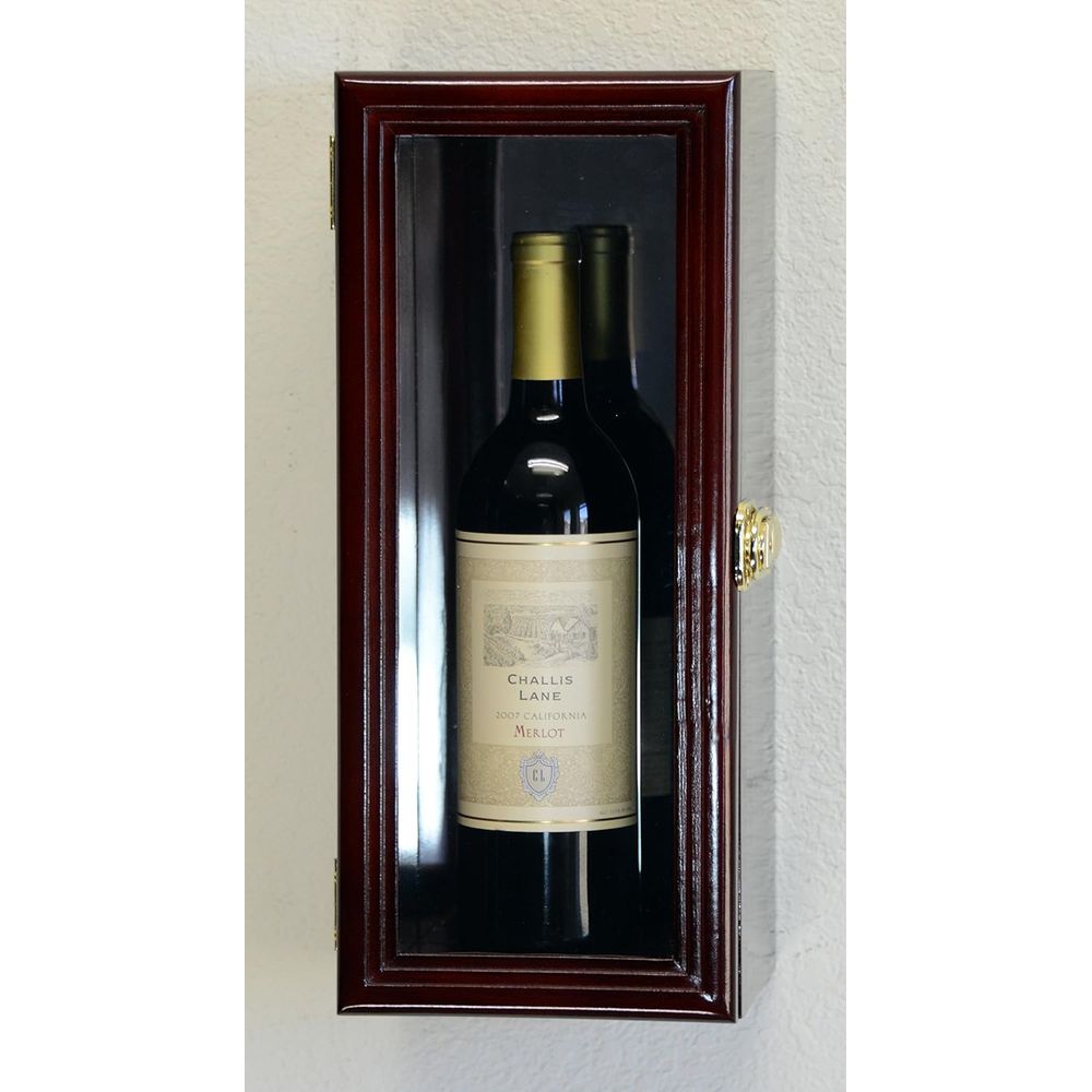 Wine & Beer Unlimited Spirits Photos - 벽걸이형 와인병 진열장(거울형 뒷면, 다양한 크기