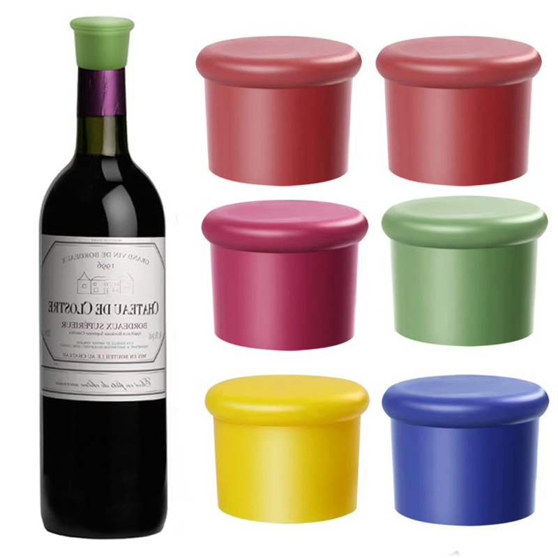 Beer Wine Hobby - 1/5pcs 와인 Stoppers 재사용 가능한 실리콘