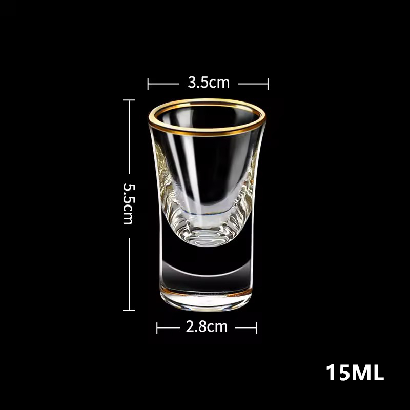HeY LiLac 6개입 샷 글라스 15ML 금박 색상 - Wine Beer Bar 리뷰 및 가격