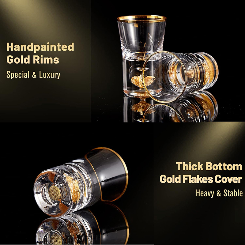 HeY LiLac 6개입 샷 글라스 15ML 금박 색상 - Wine Beer Bar 리뷰 및 가격