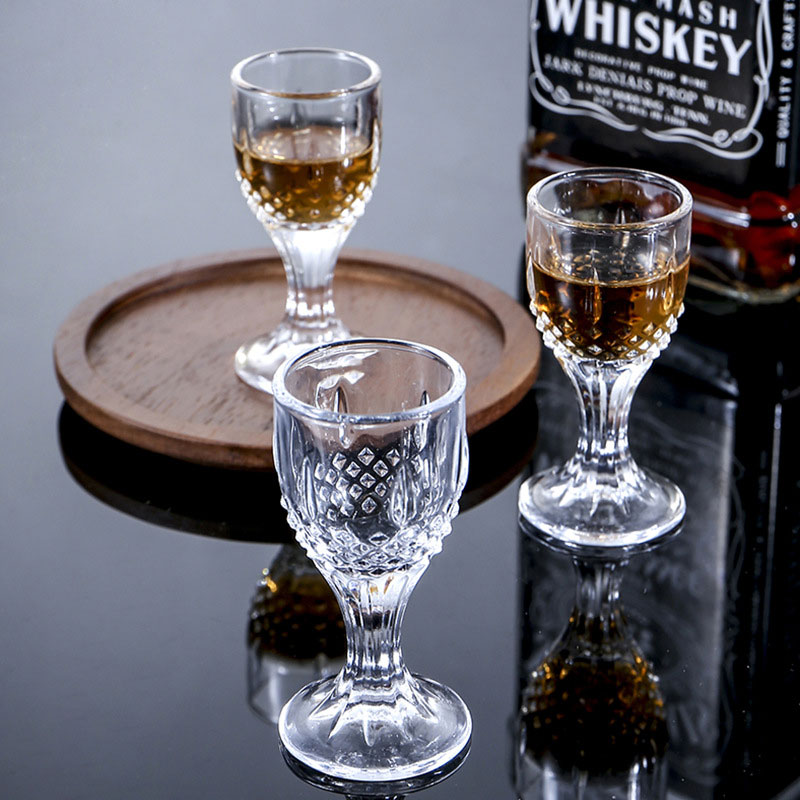 6pcs 세트 절묘한 작은 와인 잔 우아한 샷 글라스  - Wine Beer Spirit 리뷰 및 가격