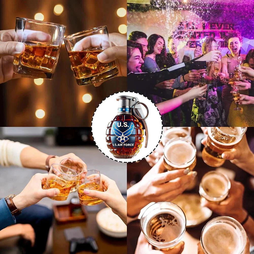 위스키 디캔터 병 고붕규산 유리 수류탄 모양, 밀폐 코 - Wine Beer And Spirits 리뷰 및 가격