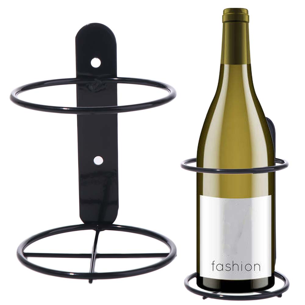 철제 벽걸이 와인병 홀더 심플 블랙 단일 병 디스플레이 - Wine Rack Wall Mount 리뷰 및 가격