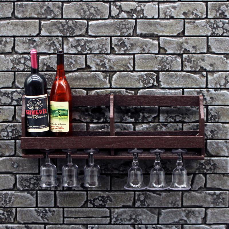 1 세트 인형 집 장난감 시뮬레이션 벽 마운트 와인 랙 - Wine Rack Wall Mount 리뷰 및 가격