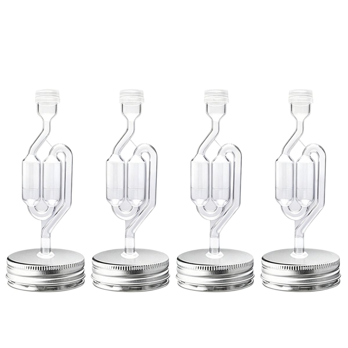 4개입 70mm 발효 뚜껑 및 에어락 세트, 입구가 넓 - Wine Beer And More 리뷰 및 가격