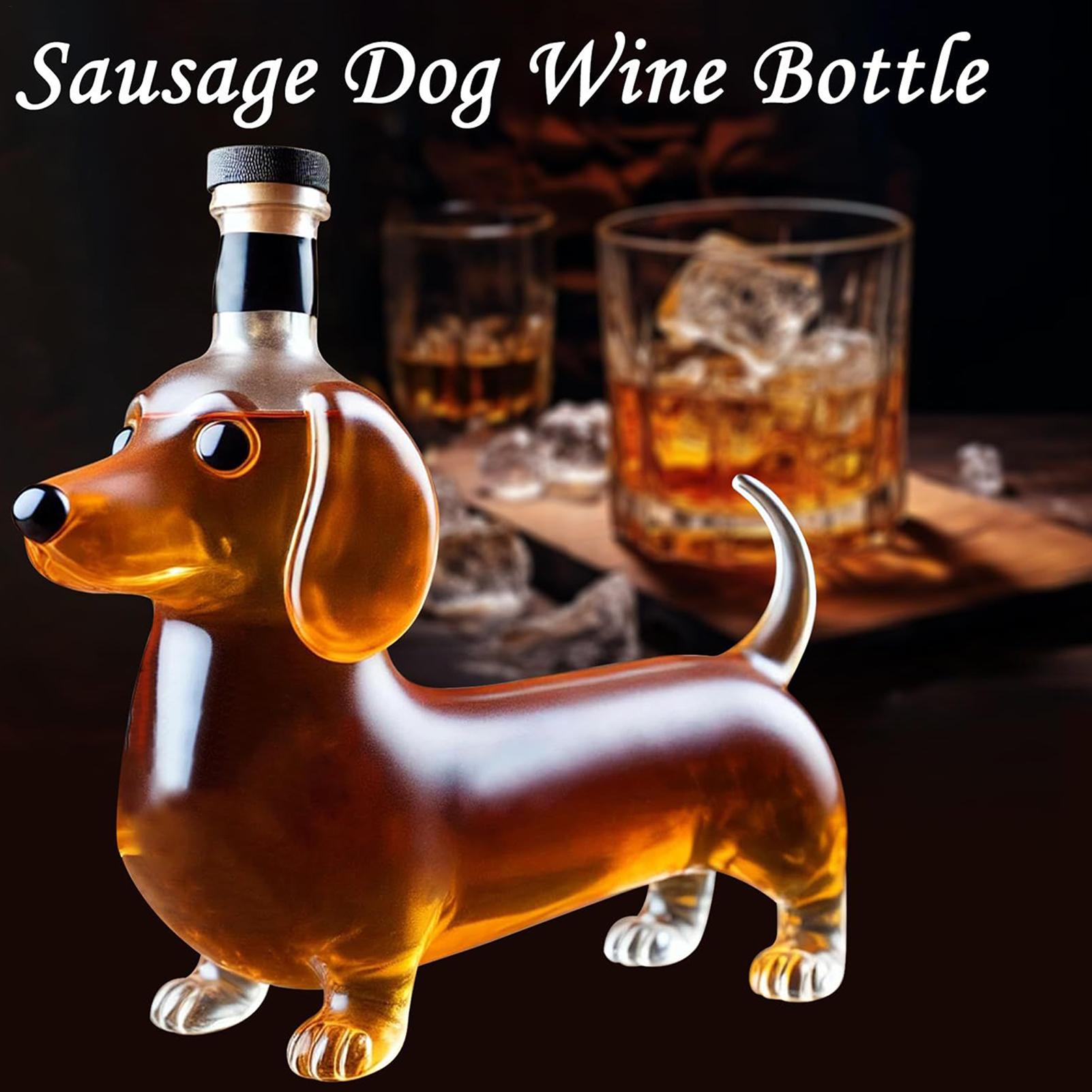 닥스훈트 개 위스키 병 소시지 개 위스키 병 유리 주류 - Wine Beer And Spirits 리뷰 및 가격