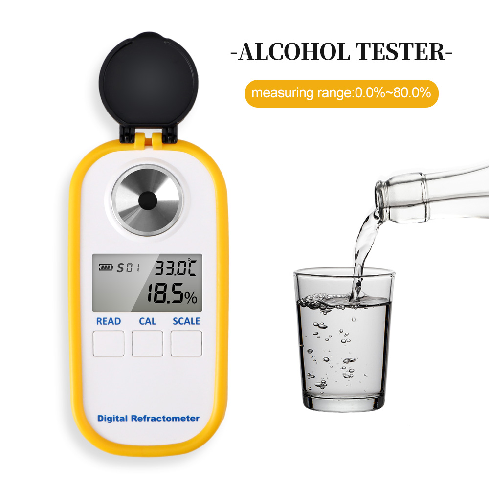 고정밀 0-80% 화이트 스피릿 알코올 테스터 휴대용  - Wine Beer Spirit 리뷰 및 가격
