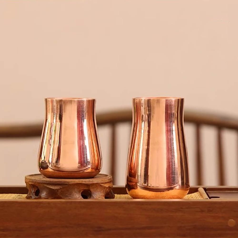 수제 순수 구리 머그컵 두꺼운 창의적인 디자인 아침 식 - Wine In Beer Glass 리뷰 및 가격