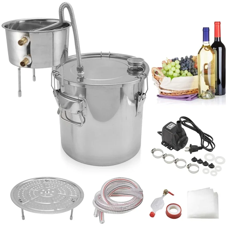 22L 알코올 증류기 DIY 문샤인 증류주 위스키 맥주 - Wine Beer Distillation 리뷰 및 가격