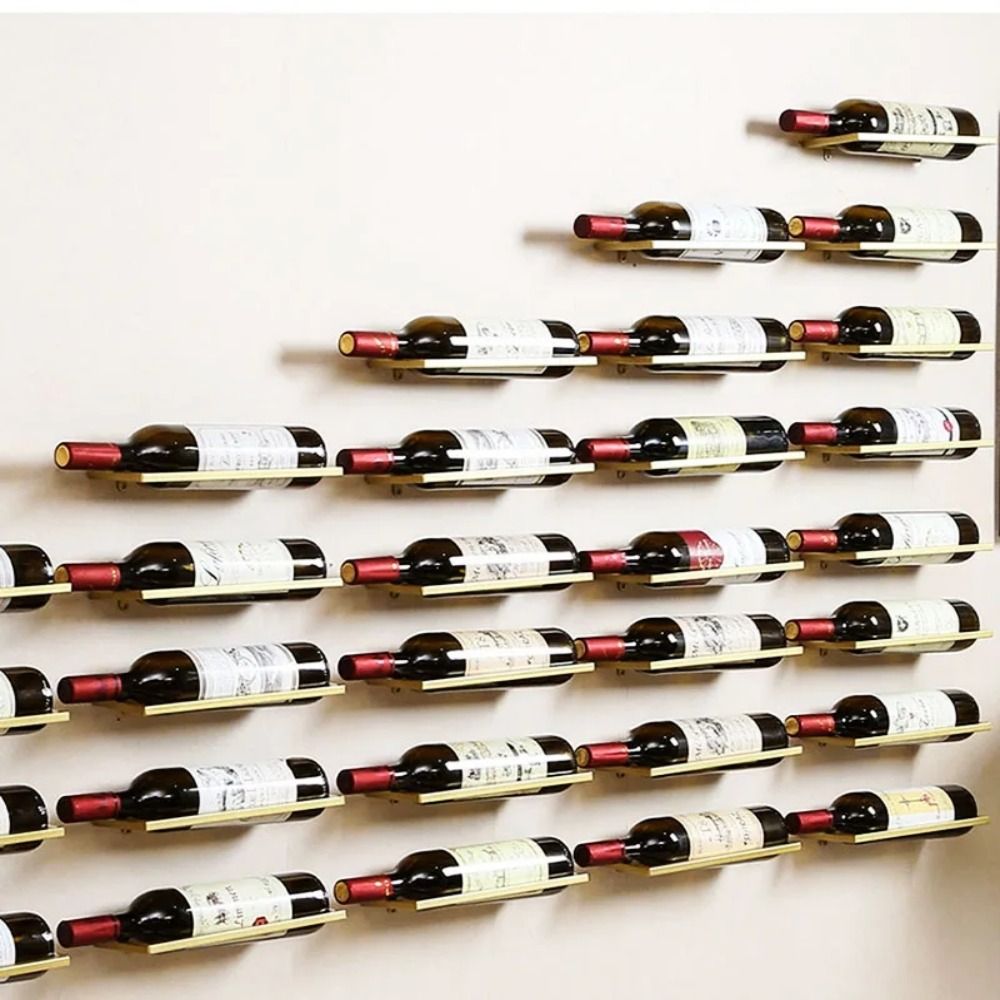 벽걸이형 금속 와인랙 블랙/골드 와인병 홀더, 유용한  - Wine Rack Wall Mount 리뷰 및 가격