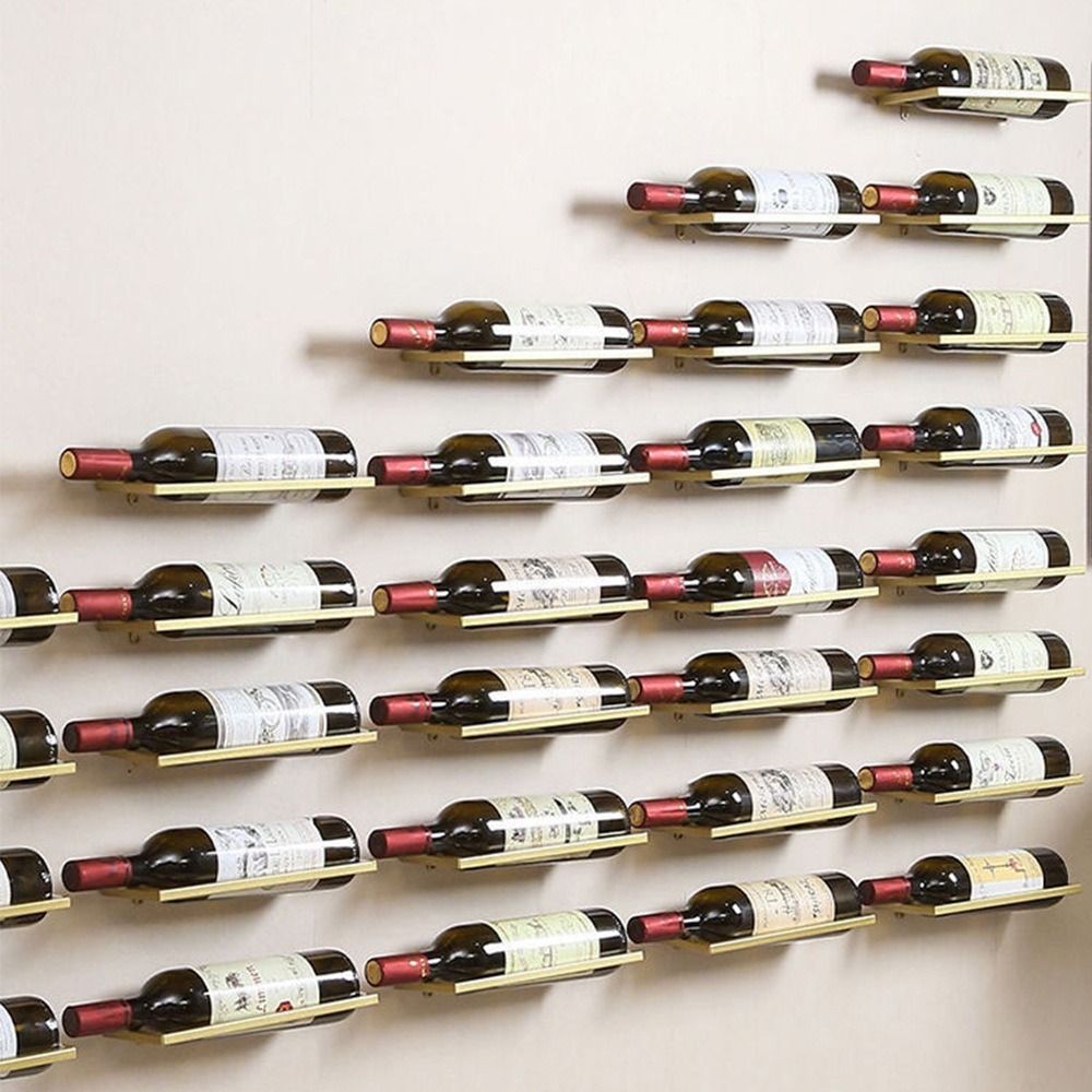 벽걸이형 금속 와인랙 블랙/골드 와인병 홀더, 유용한  - Wine Rack Wall Mount 리뷰 및 가격