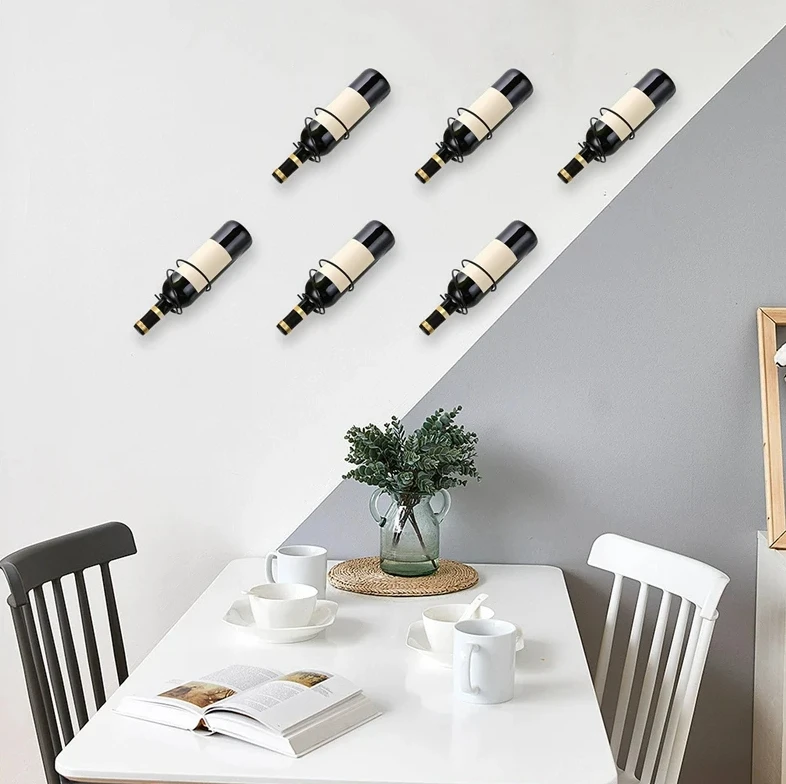 벽걸이 와인 랙 6 개 팩-레드 와인 병 디스플레이 거 - Wine Rack Wall Mount 리뷰 및 가격
