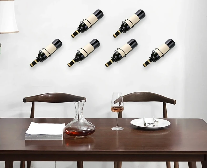 벽걸이 와인 랙 6 개 팩-레드 와인 병 디스플레이 거 - Wine Rack Wall Mount 리뷰 및 가격