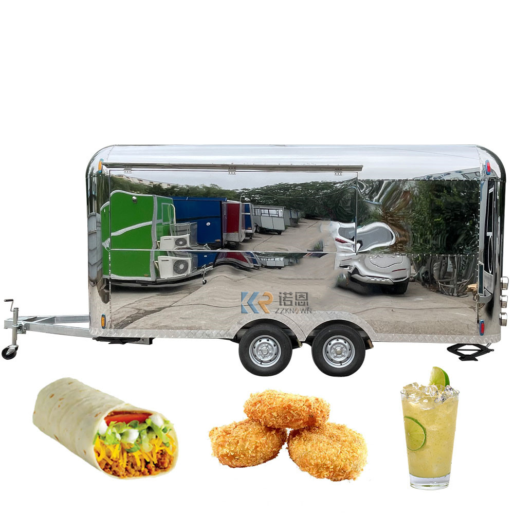 아이스 트럭 커피 밴 푸드 트레일러, 패스트 푸드 카트 - Wine Beer Truck 리뷰 및 가격
