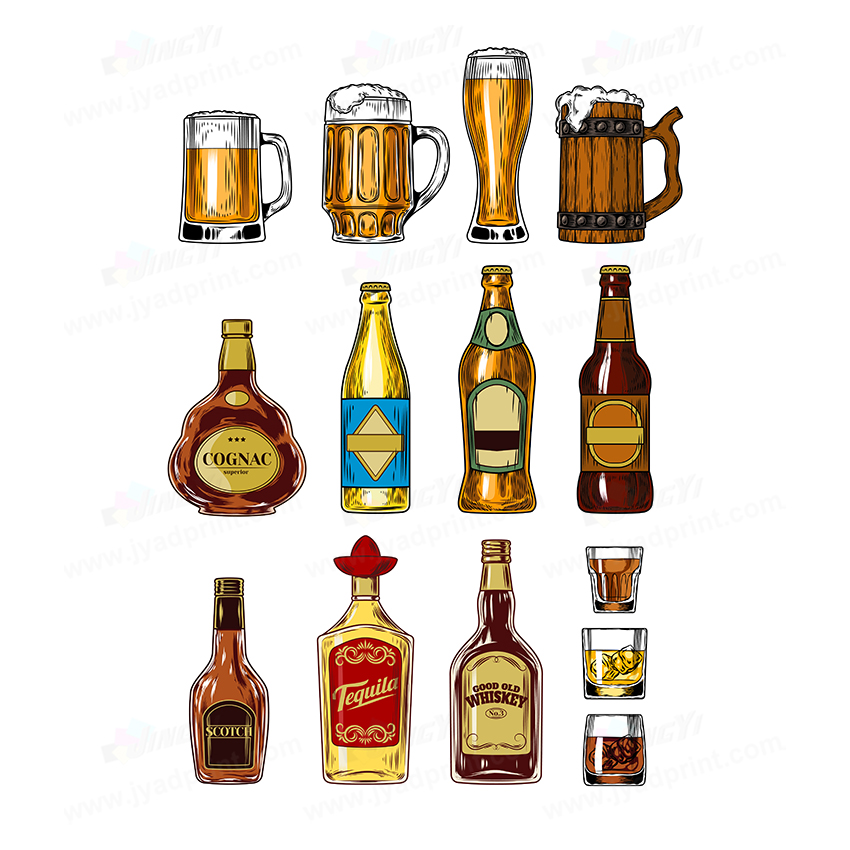 12개/세트, 맞춤형 와인병 PVC 사인보드 포토 부스 - Wine Beer Photo 리뷰 및 가격