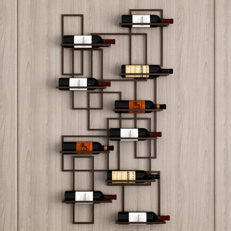 유럽 스타일 벽걸이 와인 랙 장식용 금색 금속 유리 걸 - Wine Rack Wall Mount 리뷰 및 가격
