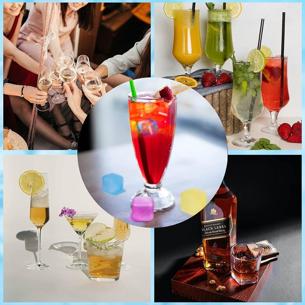 음료, 위스키, 보드카, 커피용 플라스틱 아이스 큐브, - Wine Beer And Spirits 리뷰 및 가격