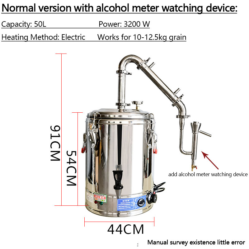 증류 칼럼 알코올 증류기, 와인 및 맥주 양조기용 전기 - Wine Beer Distillation 리뷰 및 가격