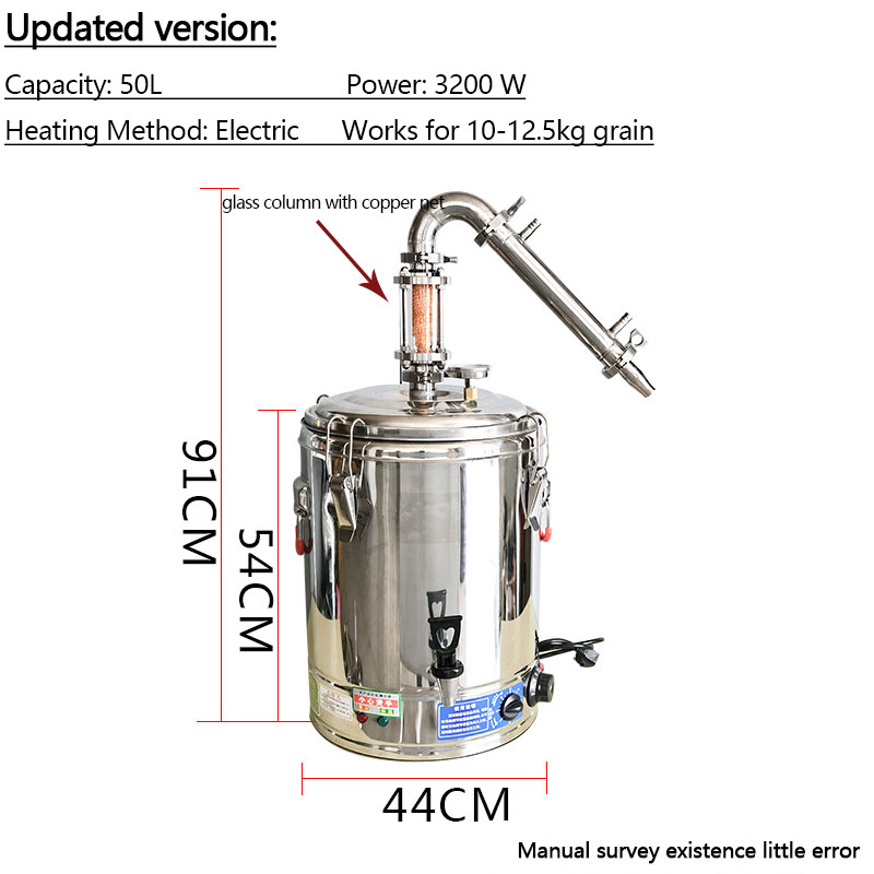 증류 칼럼 알코올 증류기, 와인 및 맥주 양조기용 전기 - Wine Beer Distillation 리뷰 및 가격