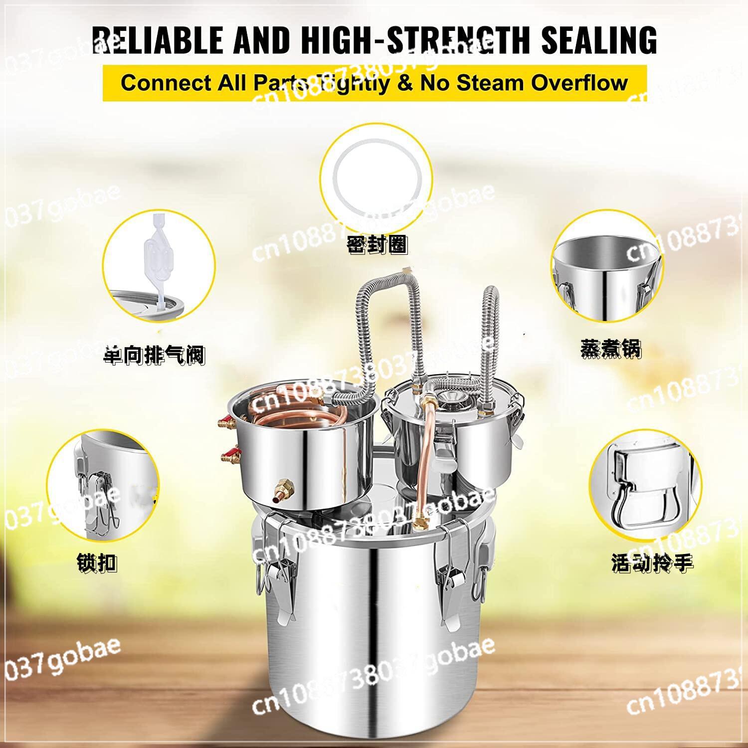 50L 스테인레스 스틸 물 알코올 증류기 맥주 양조용  - Wine Beer Distillation 리뷰 및 가격