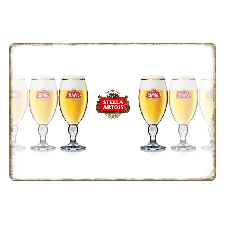 레트로 와인 맥주 브랜드 스텔라 아르투아 맥주 주석 사 - Wine Beer Brand 리뷰 및 가격